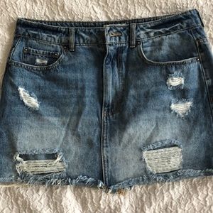 Forever 21 Jean mini skirt